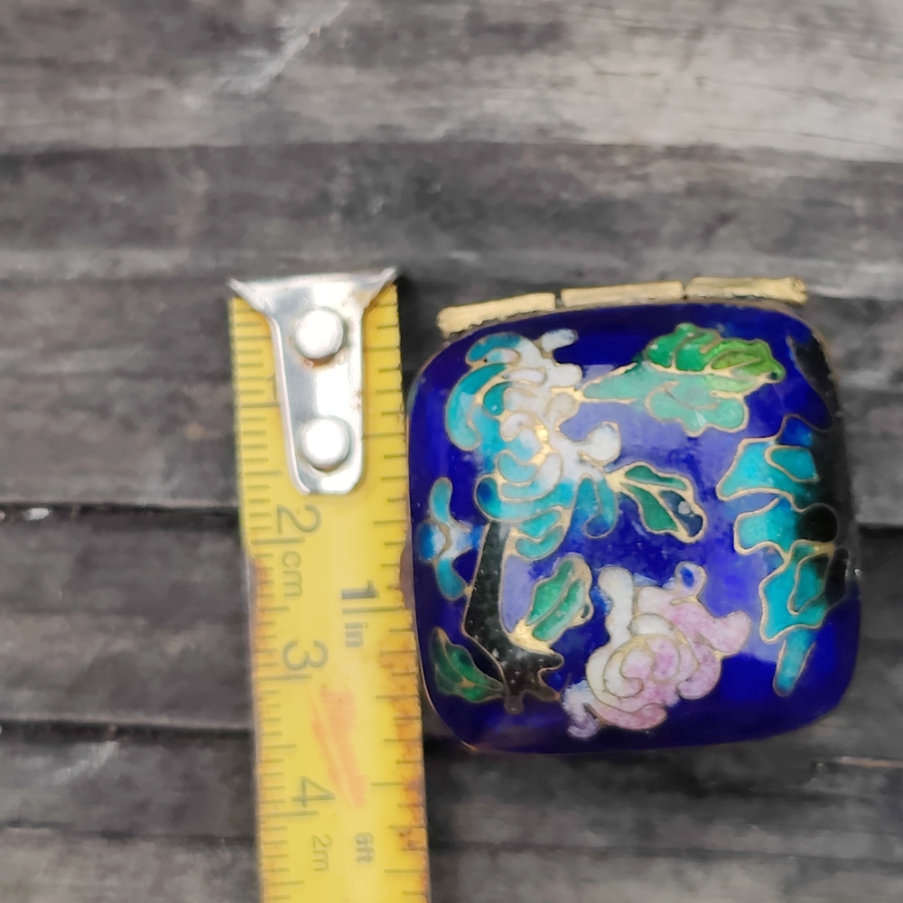 Vintage Cloisonne Trinket Box - Picture 5 of 5